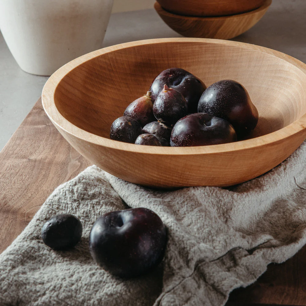 Handcrafted Wood Salad Bowls - Image 5