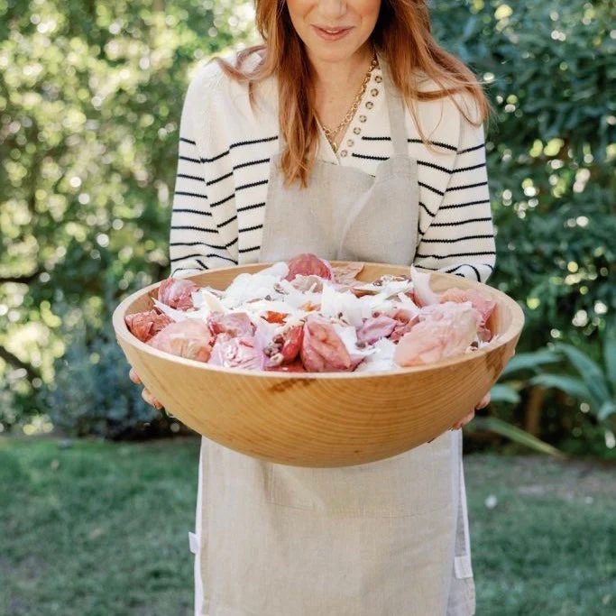 Handcrafted Wood Salad Bowls - Image 7