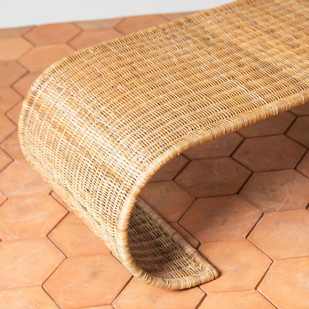 Healdsburg Wicker Coffee Table - Image 5