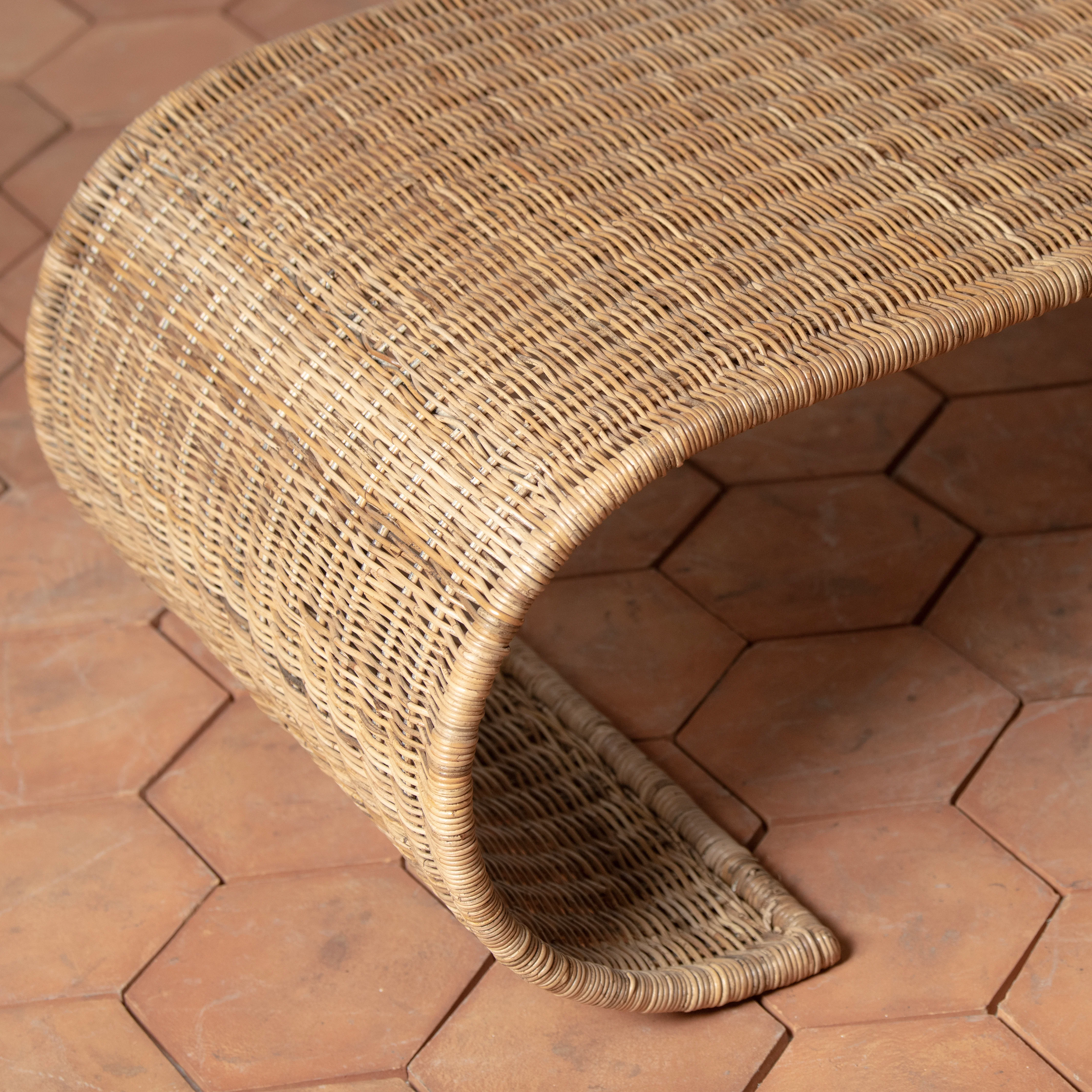 Healdsburg Wicker Coffee Table - Image 7