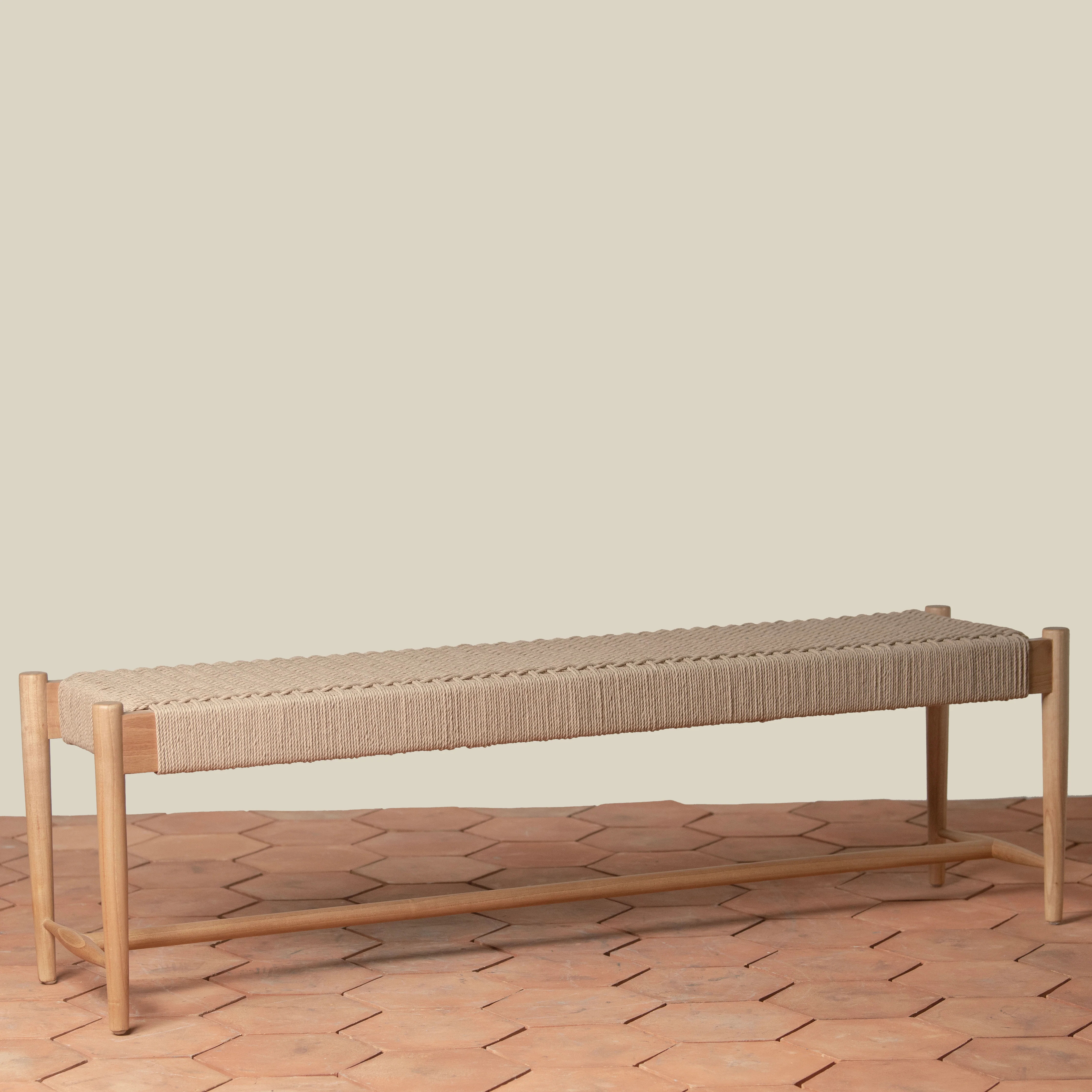 Ingrid Woven Bench - Image 6